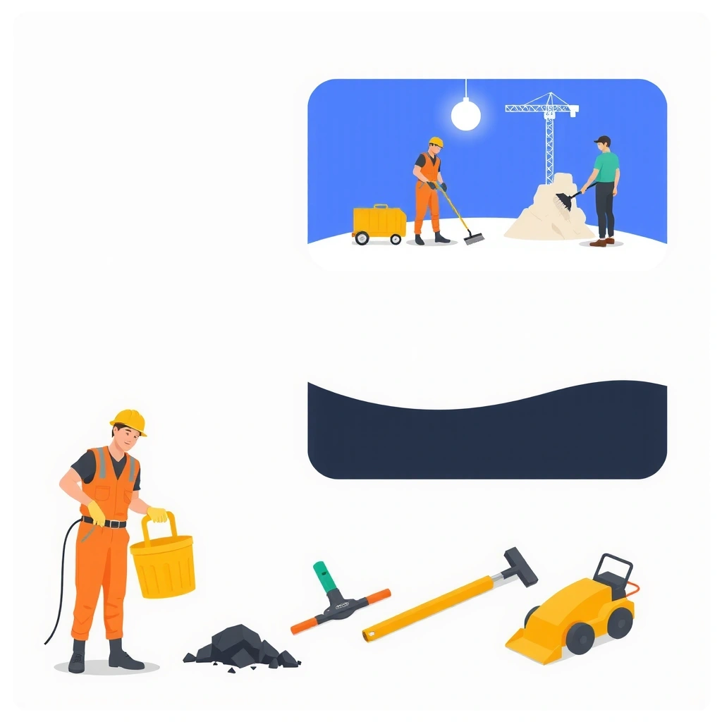 Post-construction cleanup service